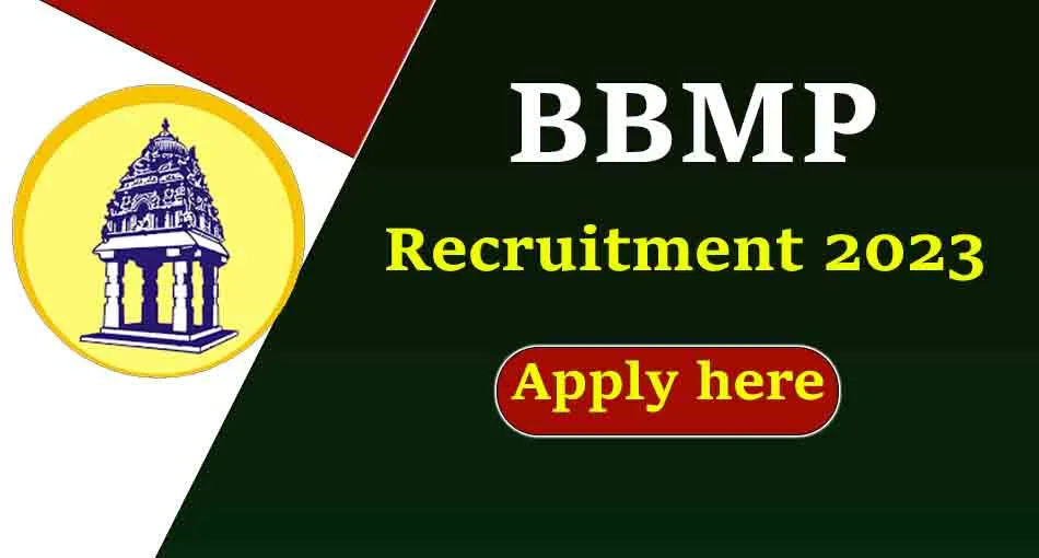 BBMP Recruitment 2023